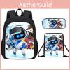 Student Backpack Cartoon Pack With Astro Bot Graphic Printing Design Daily For