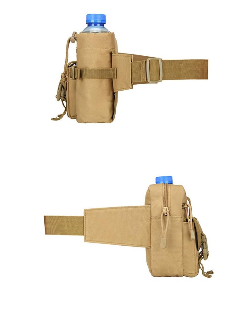 Multifunctional Waist Shoulder Military with Water Bottle Adjustable Cell Phone Small Item for Outdoor Activities Pack, Bag, Style, Pouch, Strap,