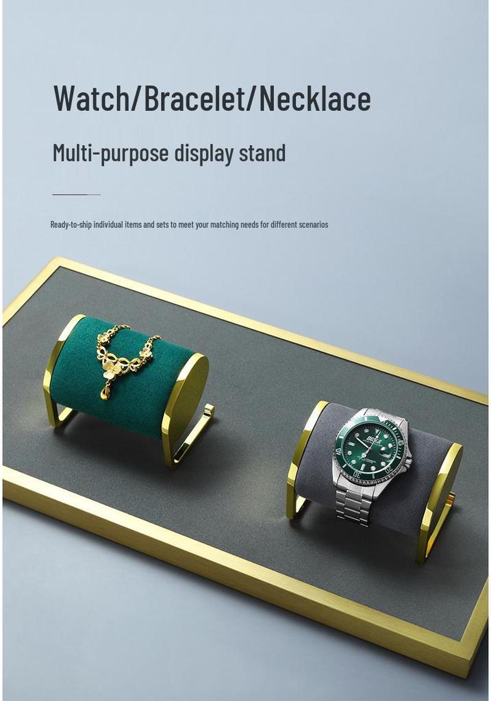 Microfiber Metal Bracelet & Watch Display Stand