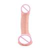 Realistic Skin Color Dildo for Women - Lifelike Penis Design with Foreskin, Soft Adult Toy for Pleasure, G-Spot Stimulation