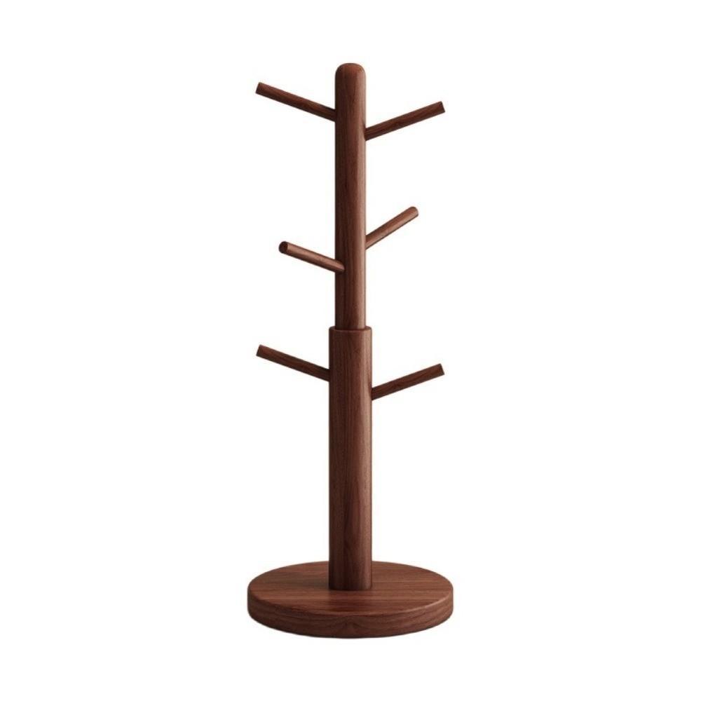 Space Saving Tree Shape Mug Holder Wooden Mug Tree Holder New Coffee Cup Mug Rack for Kitchen