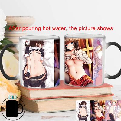 Canecas com Imagens Incríveis BSKT-064 Mudança de Cor Canecas Xícaras de Café Xícaras de Cerâmica Presentes Personalizados Sublimação Blanks Copos Personalizados