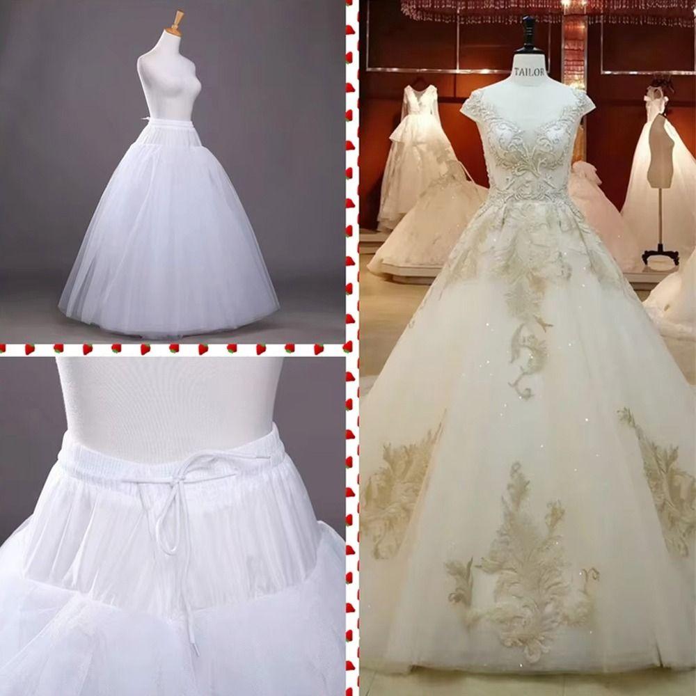 No Hoop Underskirt Crinoline White Crinoline Skirt Fashion Petticoat  Bridal Ball
