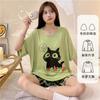 Summer Shorts Shorts Pajamas Women's New Sweet Cartoon Suit