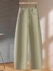 Frühling 2026 Damen High-Waist Weitbeinige Tencel Denim Hose - Trendig, Locker und Stilvoll