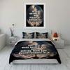 Inspirational Christian Quote Decor Soft Comfortable Duvet Cover Bedding Set Included 1*Duvet Cover & 2*Pillowcases, Gift