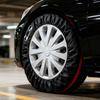 Univerzální potah na rezervní kolo Nylonová taška na přenášení Všepočásí Ochranný vak s uchem Nastavitelná úložná taška pro Auto Nákladní vůz SUV