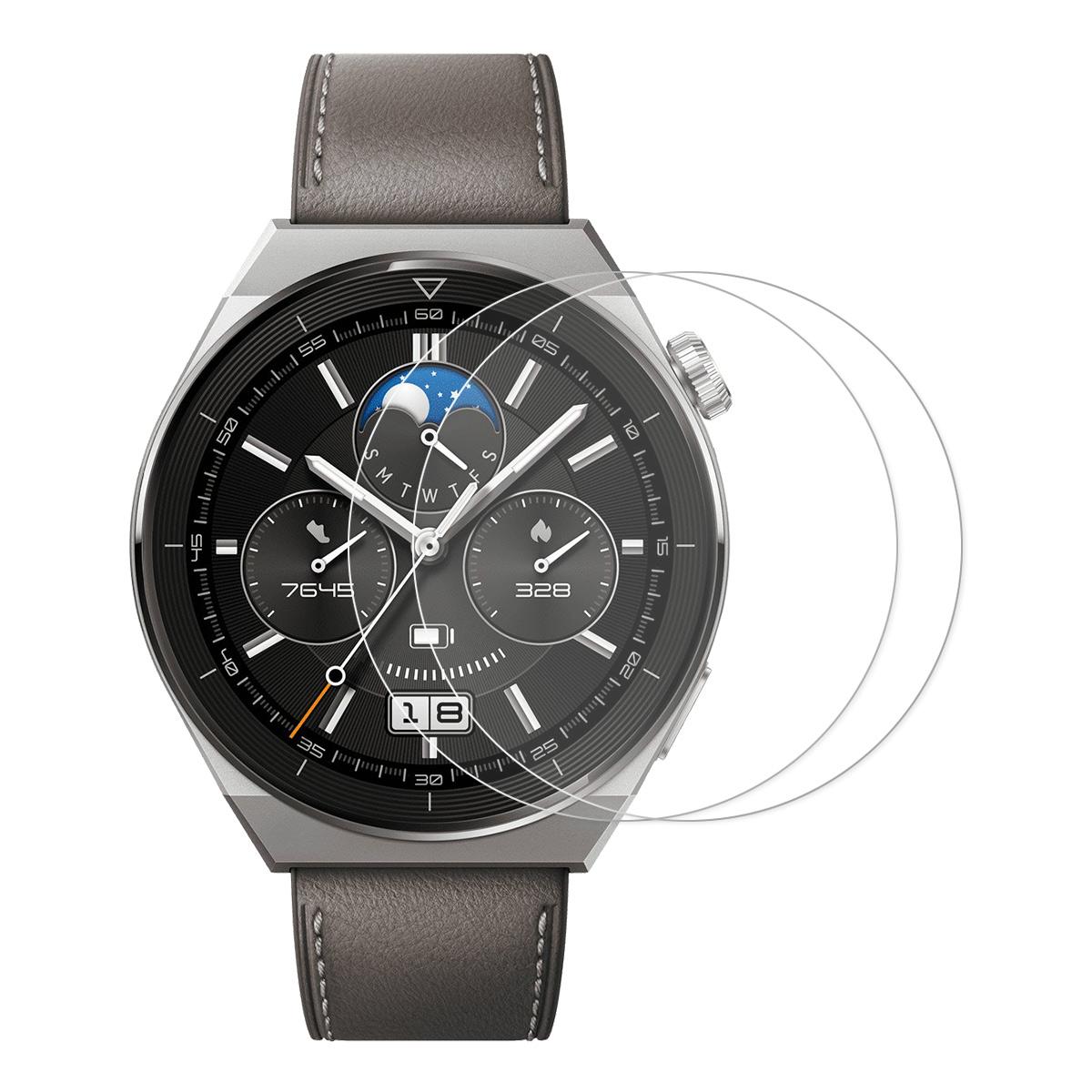

For Huawei Watch GT 5 41mm 2Pcs Screen Protector ENKAY HAT PRINCE 9H High Aluminum-Silicon Glass Film A
