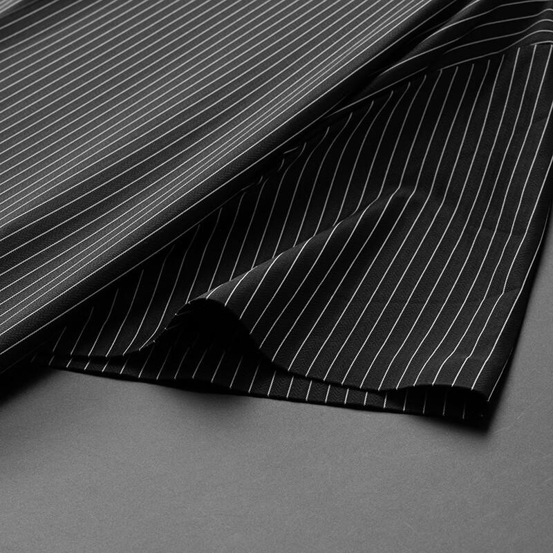 Men's Plus Size Ice Silk Striped Short Sleeve Shirt