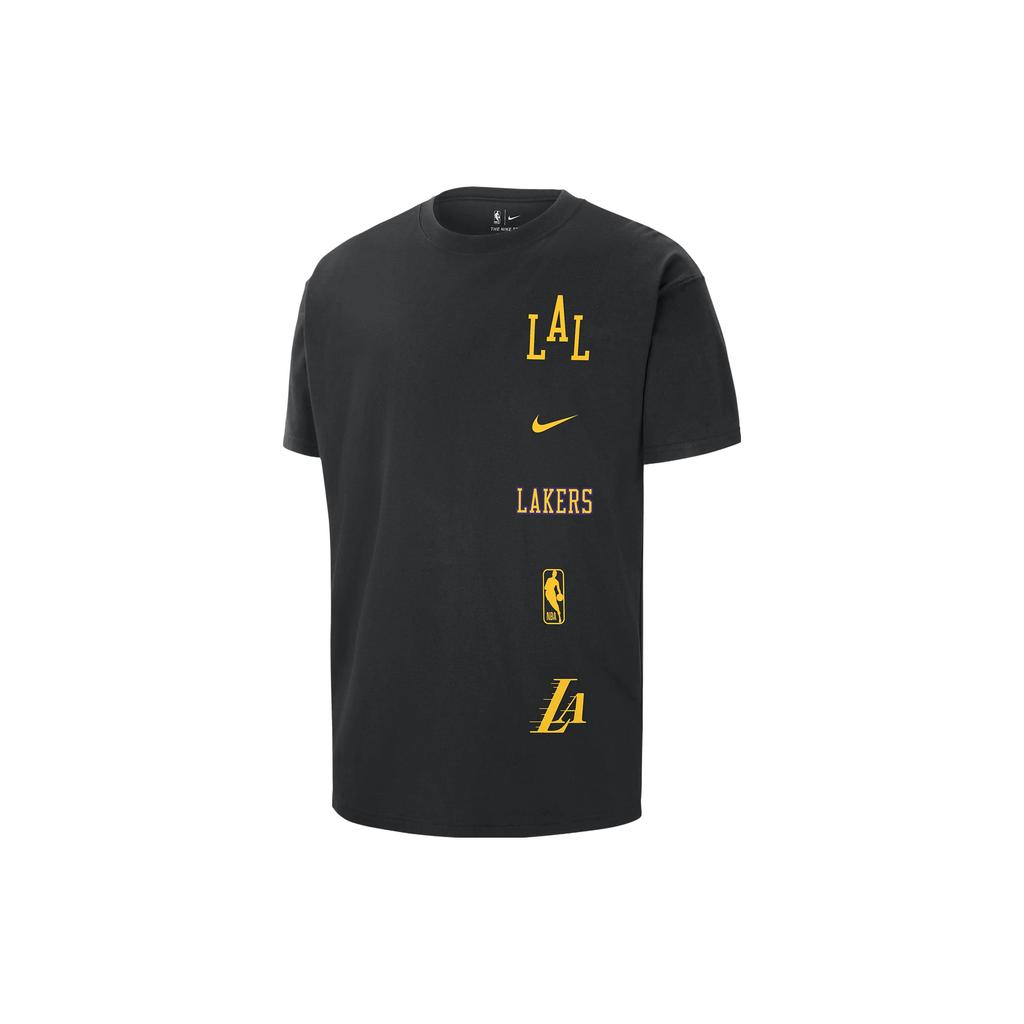 New Nike T-Shirt City Edition 2023/24 Season Los Angeles Lakers Men's Black FN2024-010