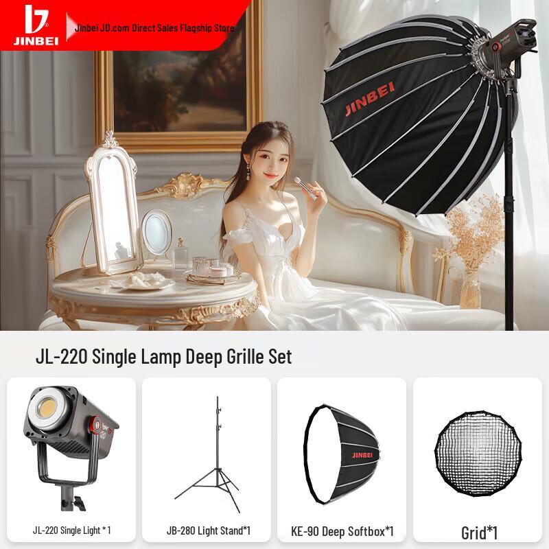 JINBEI LED Video Studio Soft Light Kit