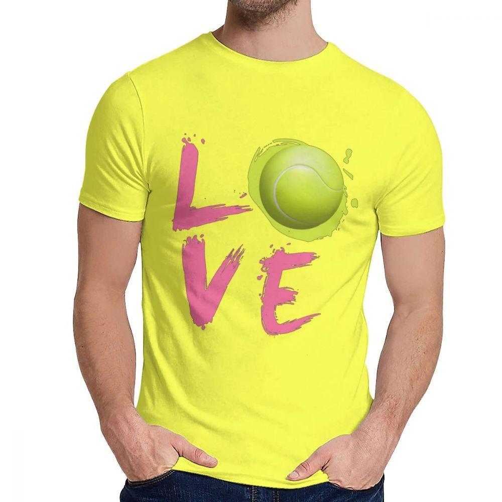 Man S Tee Shirt Tennis Pickleball Team Love Sport Good Cotton Graphic Man S O Neck