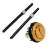 Dual Flush Mechanical Top Flush Valve Push Button Stainless Steel