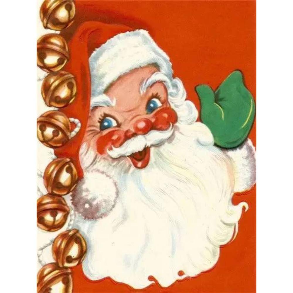 DIY full sirkel diamantmaling korssting 3D kunststil hjemmescene juledekorasjon diamantmaling 5d diamantkunstmaling