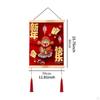 Chinese Year Hanging Decoration Snake Blessing Characters Fu Lucky for Bedroom