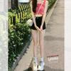 Leg Queen High-Waist Denim Shorts - Women's Slimming A-Line Hot Pants for Spring/Summer 2022