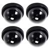 Home Security Fake Camera Simulation Video Surveillance Indoor Surveillance Fake IR LED Fake Dome Camera-4pcs