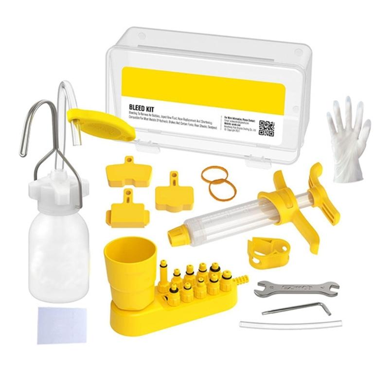 Bicycles Brake Bleeding Mineral Brake Fluid Kits, Hyaraulic Disc Brake Repair Tool Hydraulic Disc Brake Bleed Kits