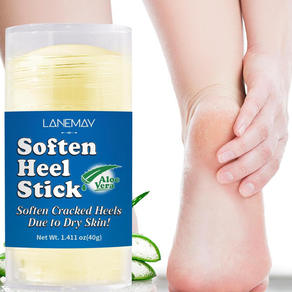 SOFTEN HEEL STICK Due to Dry Skin-Fill Cracks, Soft Heels, Moisturizing Protective Layer,40g