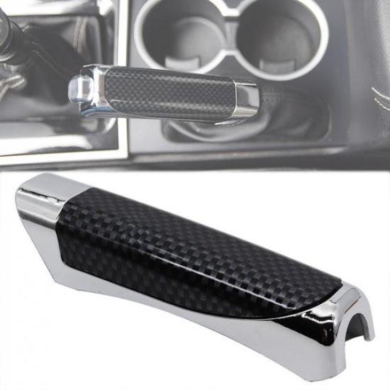 Universal Car Accessories Car Hand Brake Protector Cover Carbon Fiber Decor
