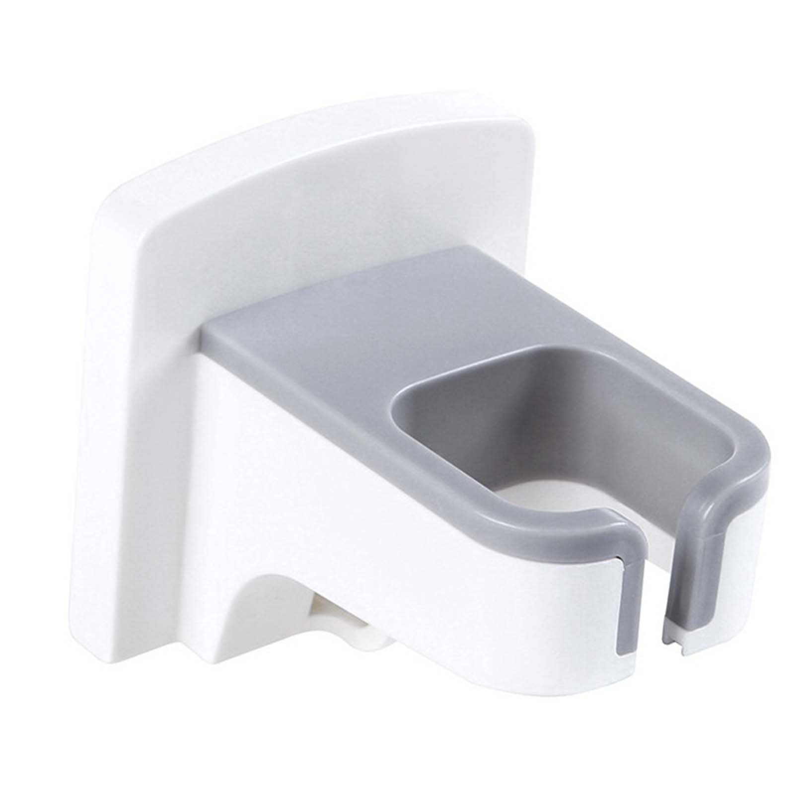 

Настенный держатель для фена, самоклеящийся, без сверления, держатель для фена для ванной комнаты белый