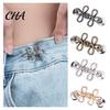 No Nail Waist Buckle Six-Leaf Pants Tightener Button, Detachable Loose Jeans Button Pin, Easy Sewing Required Clothing Accessories