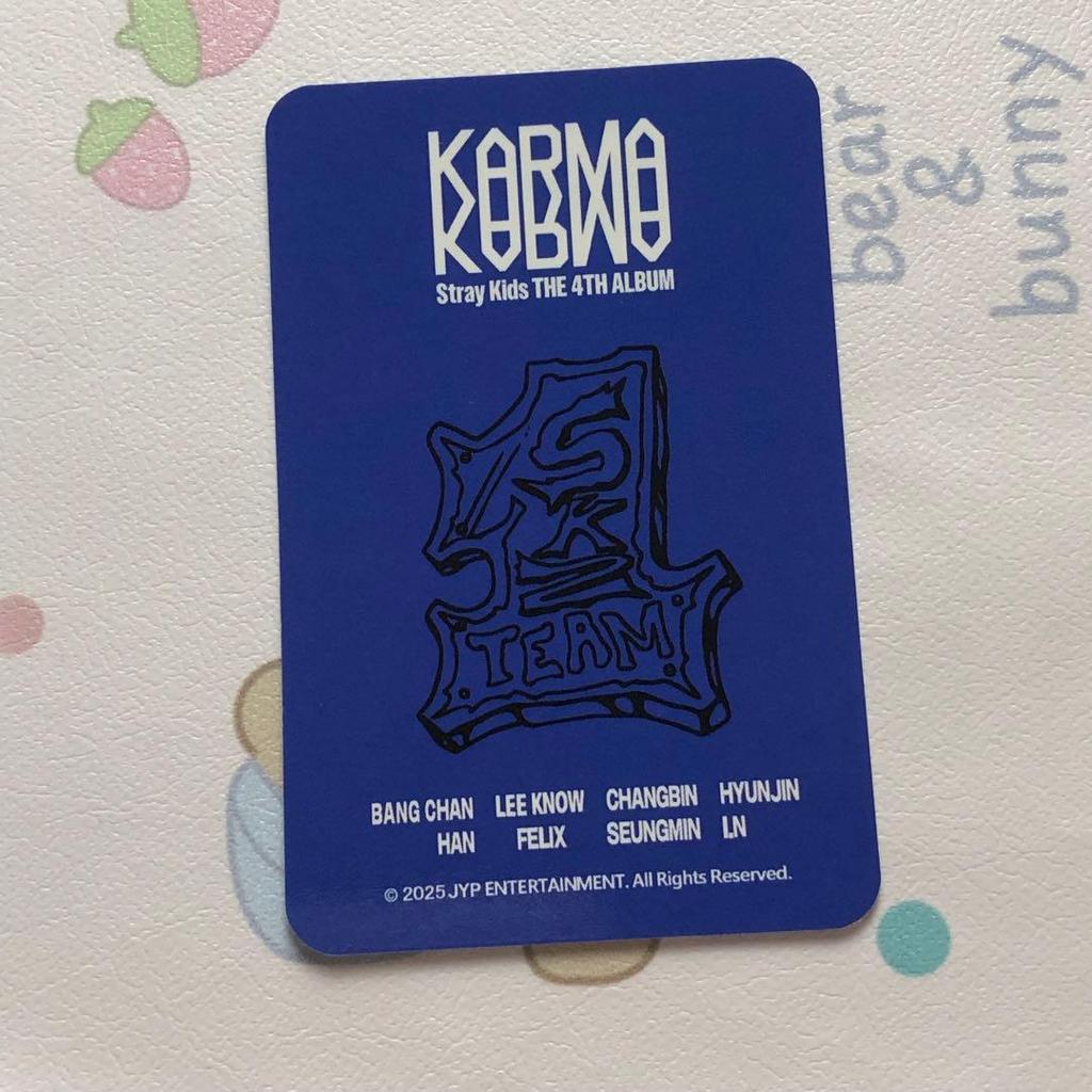 [USED] StrayKids Felix Pop-Up Uniform Karma Trading Card