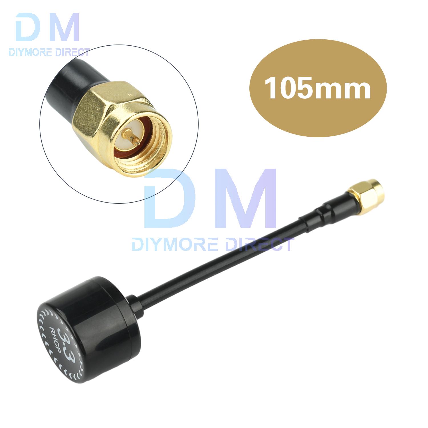

3.3G FPV Antenna High Gain 4.5dBi for Racing Drones Stable Signal Transmission Wide Temperature Range