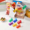Kitchen Magnetic Clips Set for Fridge Heavy Duty Wide Bag Clip Memo Holder Document Clip for Chips Snacks Storage Bills