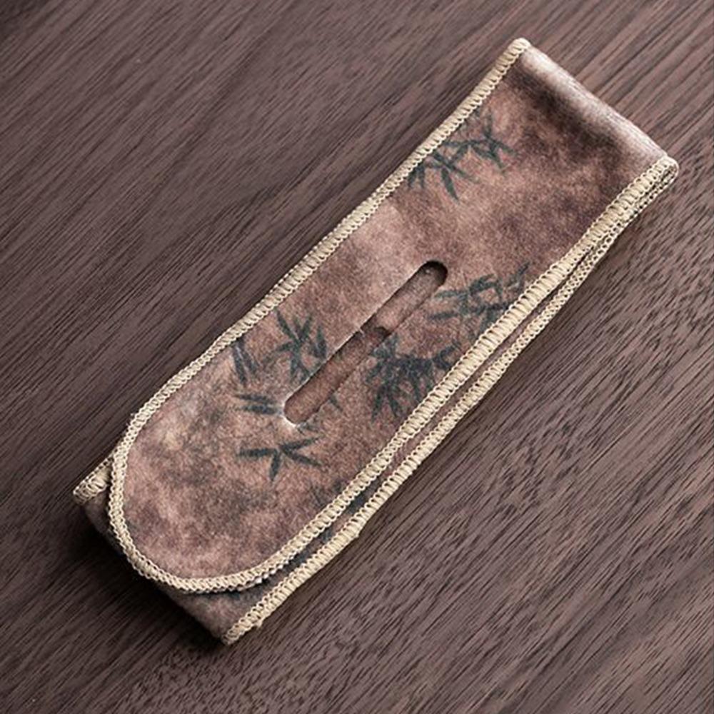 Anti-Drop Teapot Cover Cloth Suede Teapot Carrying Cover Retro Tea Accessories Tea Ceremony