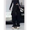 Black Jazz Dance Cargo Pants for Women 2026 New Spring Cool and Edgy Style Hiking Pants