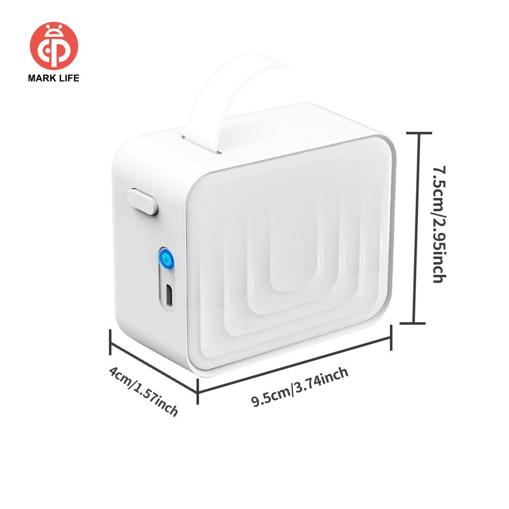 Factory Price M1 Portable Mini Handheld Jewelry Printer Colorful Half Inch Adhesive Wireless Interface Label Maker Stock