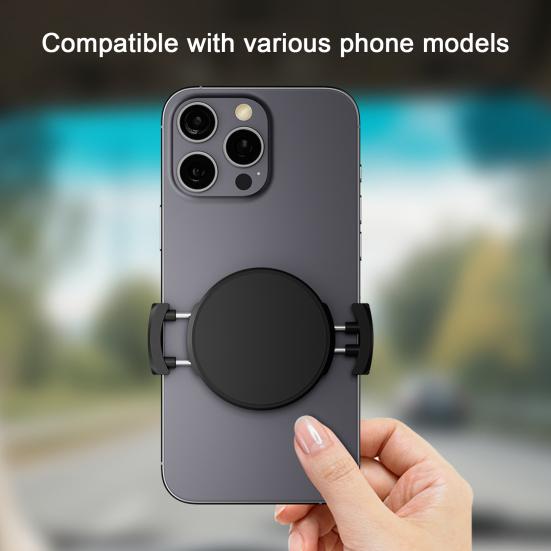 Yousheng Magnetic Phone Clip Holder Mini Pocket Phone Mount Clip-on Mobile Stand Multi-Functional Stand for Gaming Watching Videos