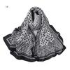 Arabic Pearl Chiffon Desert Hijab: Long Printed Silk Scarf & Sunscreen Headscarf