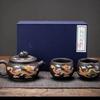 Handmade Zisha Xishi Teapot Color-changing Tea Pot Chinese Teaware Set Kungfu Tea Ceremony Tea Accessories Purple Clay Teapots