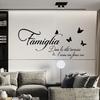 Naklejka Ścienna Salon Litera Naklejka Ścienna Sypialnia PCV Słowa Angielskie Dekoracja Dekoracja Domu