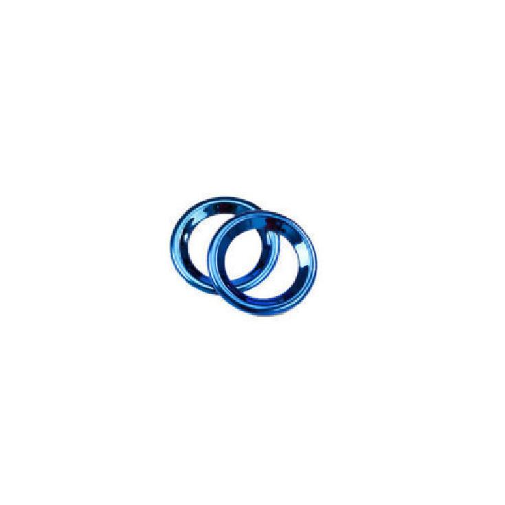 2PCS Blue Titanium A Pillar Speaker Frame Ring Trim For Honda CRV CR-V 2017-