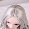 Doll Wig for and and Straight Heat Resistant Inch Head DIY Doll Hair Accessories 1/3 1/6 BJD/SD Dolls, Curly, Long, Hair, (180°C), 8-9 (21-24cm