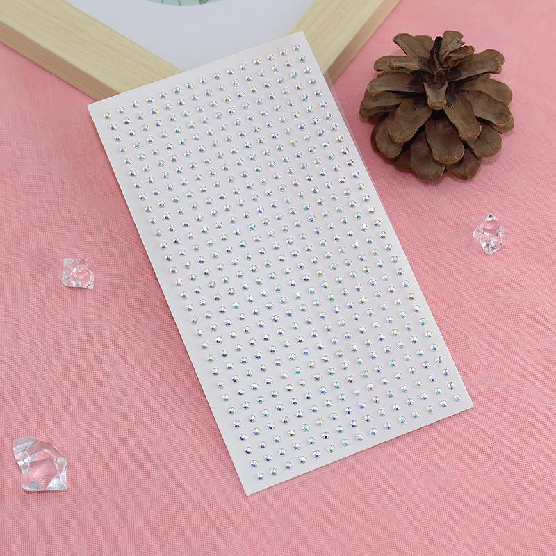 Diamond Crystal Tattoo Sticker Glitter Eyeliner Eyebrow Make Up Face Eyes Diamond Tattoos Rock Rhinestone 3D Eyeliner Stickers