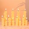 3-in-1 Candle Molds Long Candle Molds Waving/Heart Candle Molds for Making Candle Soap Baking DIY Craft Valentines Gift