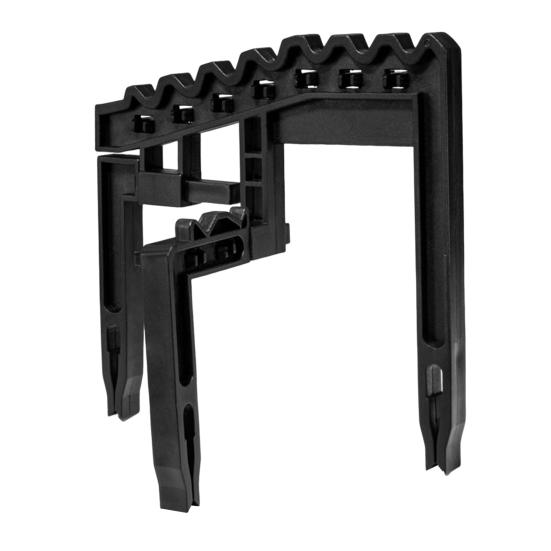 

Зажим для держателя клюшки для гольфа с 9 слотами, регулируемая ширина, универсальный, простая установка, сумка для гольфа, штабелер-органайзер, стеллаж для выставки товаров для гольф-клуба чёрный