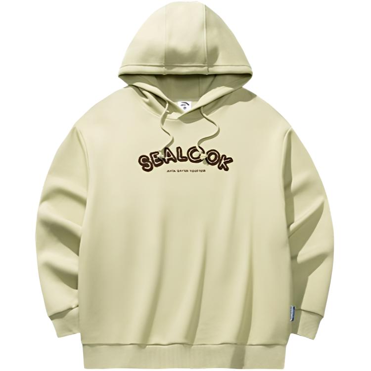 Anta X Seal Look Collaboration Soft Comfortable Breathable Loose Versatile Hoodie Unisex hoodies 972538703-4