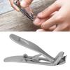 Angled Head Nail Clipper Wide Jaw Opening Fingernail Clipper Ergonomic Toenail Trimmer With Nail File for Seniors Thick Nails Large