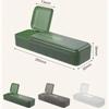 Solid Color Simple Cable Storage Box Organizer Charger Cord 7 Compartments Reusable Data Cable Storage Case Tools Accessories