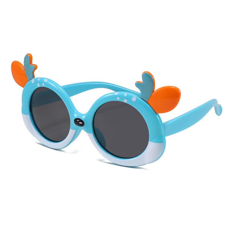 Trendy 2024 Children s Sunglasses Uv Protection Polarized Kids Eyeglasses Kk22056 Green-c8 синий