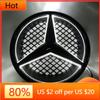 AMG W220 For Benz 18.5cm Hollow Style LED Car Front Grill Emblem For Mercedes Benz C CLASS W204 GLK W204 B W245 VITO W447 W463 V