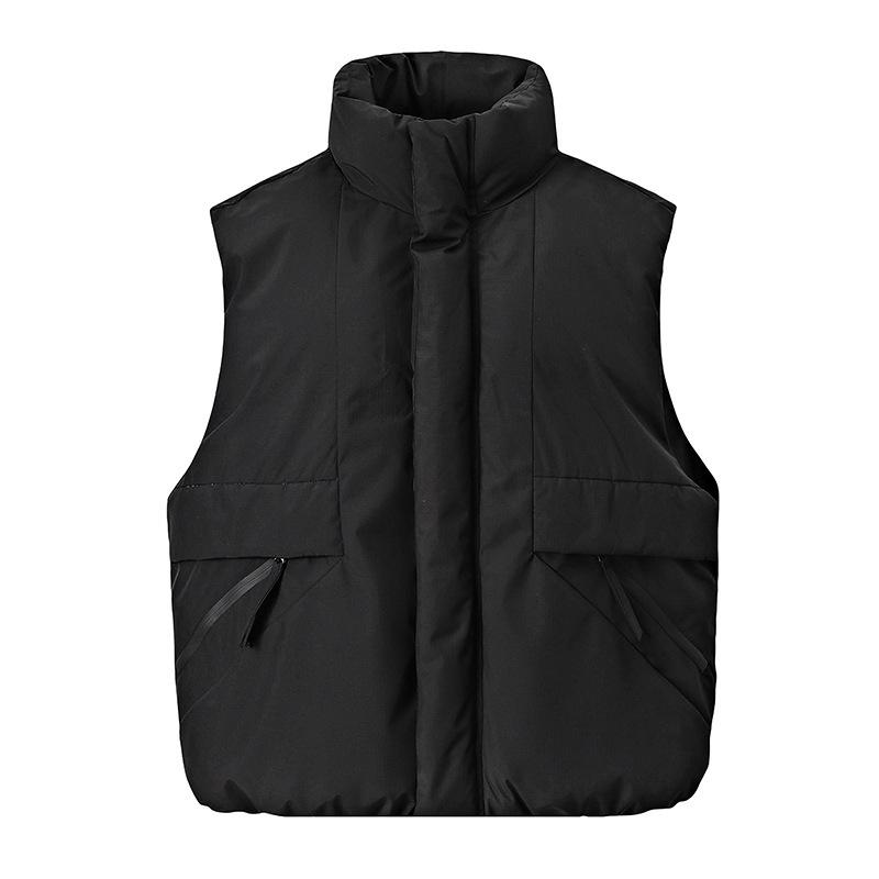 Trendige Herren-Stehkragen-Daunen-Baumwollweste - Herbst/Winter Lässige Weste Oberbekleidung für Paare