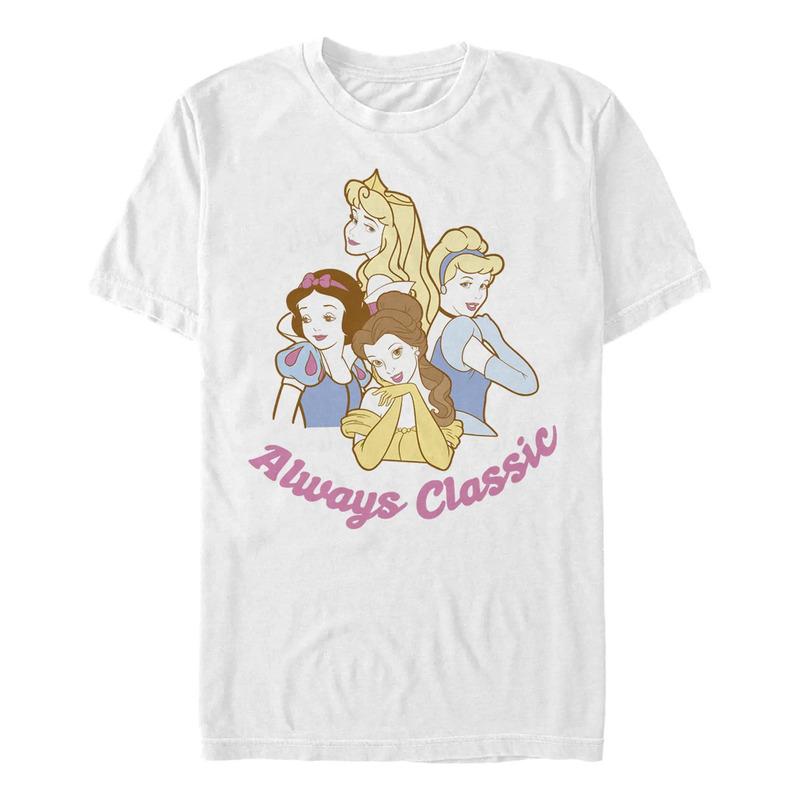 Camiseta Estampada Disney Princesses Always Classic Para Hom
