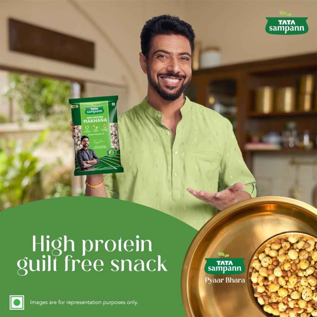 Tata Sampann High Protein Makhana Fox Nuts 100 g Pack For Healthy Snacks And Fasting Food