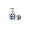Japanese Sake Pot Kit Hand Painted Underglaze shochu Cup Set Retro Wine Ceramic Two Cups Barware For Gift Bar Sets Accessories